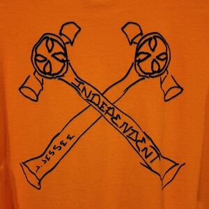 Size L-Vintage Independent Trucks skateboarding Tee Shirt